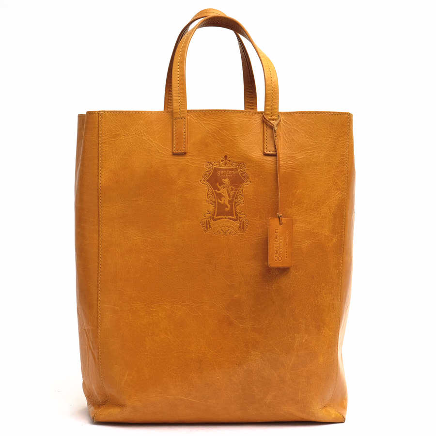 genten 48001 CERCHI チェルキ / ゲンテン 牛革 ブラウン 茶 トート