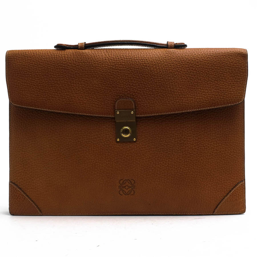 LOEWE / ロエベ アナグラム ナッパレザー 二つ折り 小銭入れあり