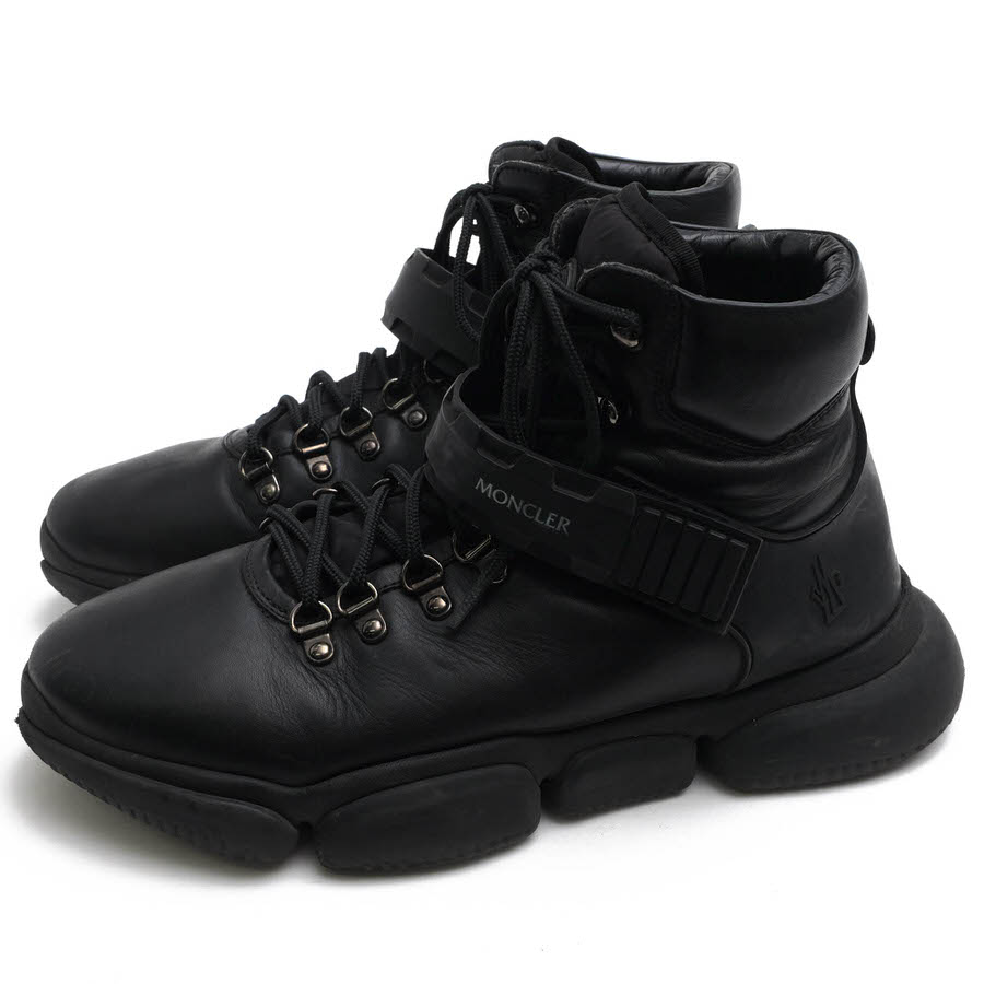 MONCLER 4M500.00 The Bubble Boots / モンクレール 一部牛革 ブラック