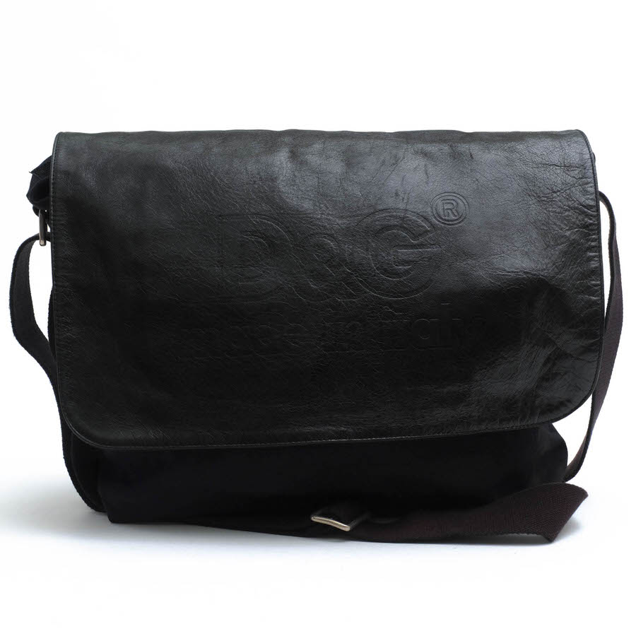 DOLCE＆GABBANA / ドルガバ 牛革 カウレザー D&G メッセンジャーバッグ