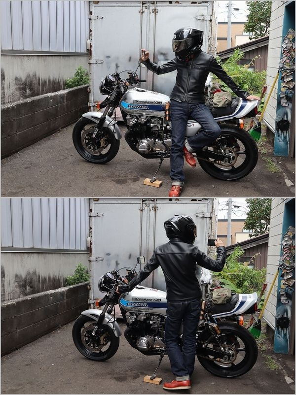 KADOYA（カドヤ）K'S LEATHER TSR-2 タイトライン シングルライダース