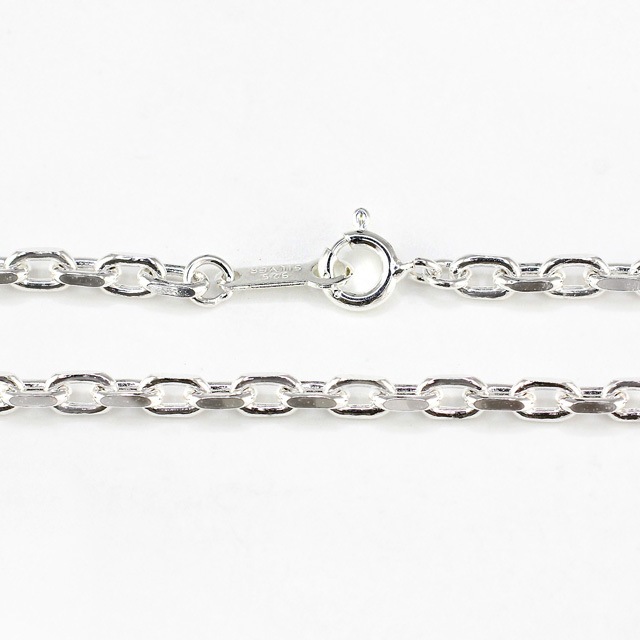 001CL1002C SV925製2面カットあずきチェーン 線径1.00mm太さ3.0mm - 卸