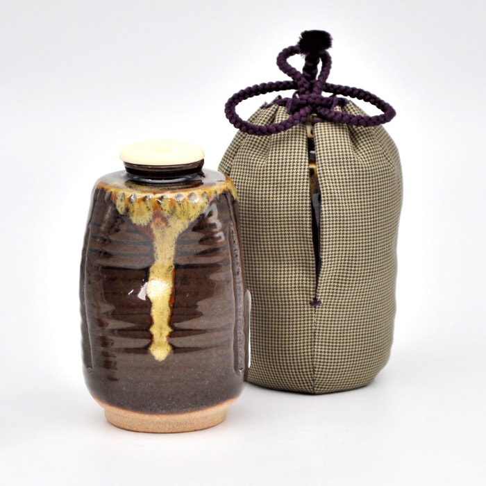 茶道具 瀬戸焼 古瀬戸 茶入 時代箱付 V 8247 【公式通販】