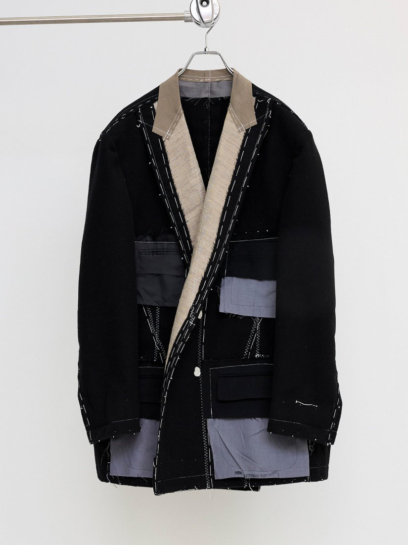 BODYSONG.》CUSTOM MADE BASTED JK/WOOL ジャケット（ジャケット