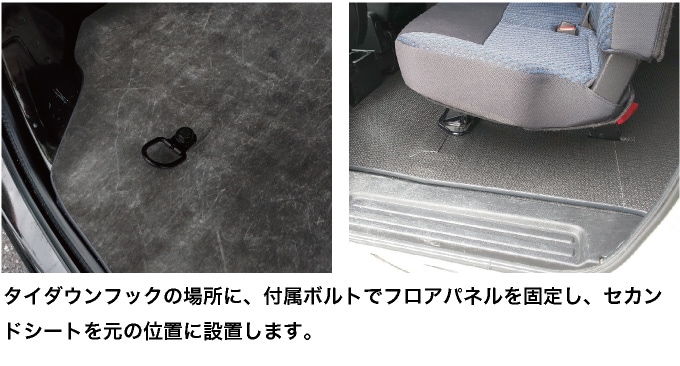 NV200 バネットワゴン ベッドキット+フルフロアパネル ○エントリー