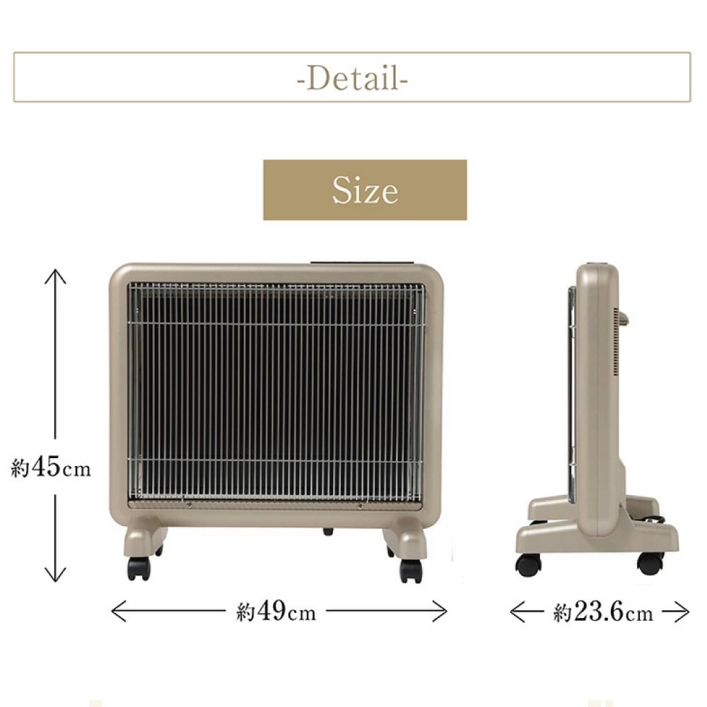 遠赤外線　パネルヒーター　サンルーム　800EX S800R-SB 暖房　美品 1-1023sunlumie-thm.jpg