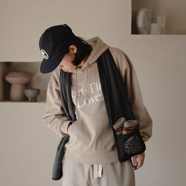 DIASPORA】POCKETABLE MAFFLER blue black ディアスポラ マフラー