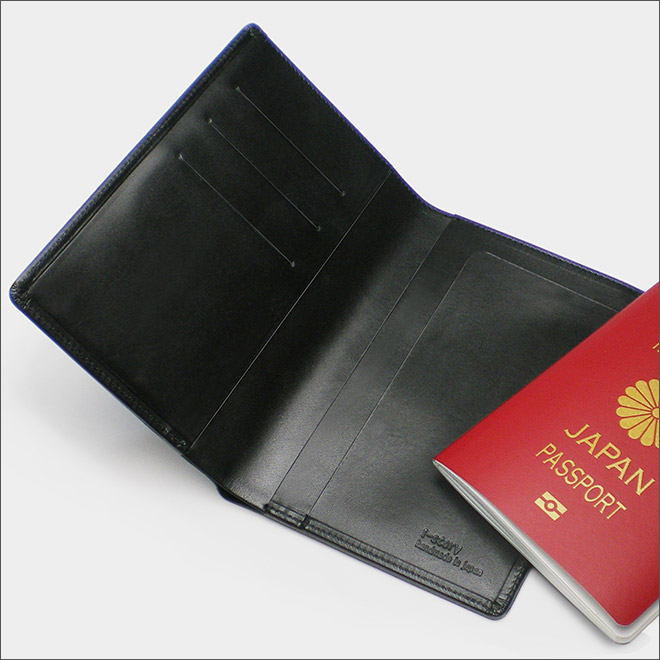 本革 パスポートケース【コンパクトタイプ】【栃木オイルレザー】 日本