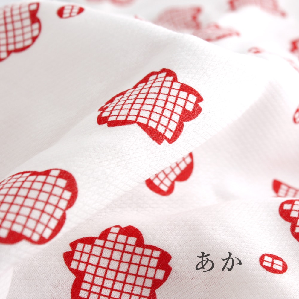 ガーゼハンカチ（ハンドタオル）「りんりん」｜ダブルガーゼ 二重ガーゼ