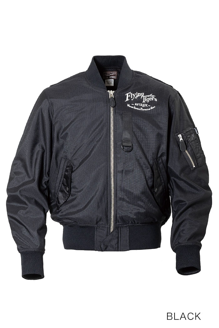 春夏 A2L-1002 AVIREX MA-1 AIR MESH MC JAC FLYING TIGERS MODEL
