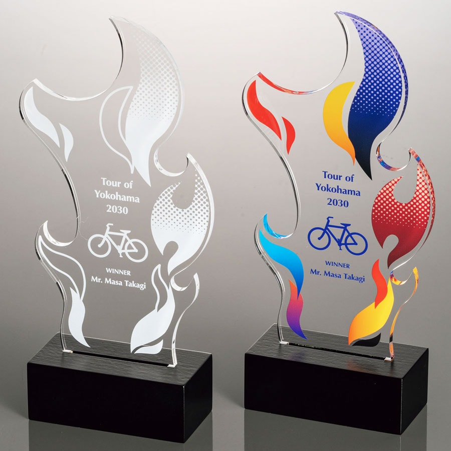 アクリルトロフィー トーチ JP-VBT.716-9 | アクリルトロフィー