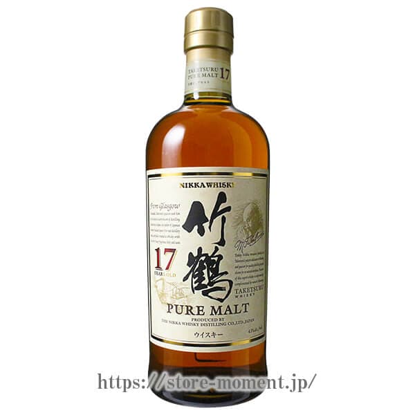 ニッカ 竹鶴 17年 箱なし │ NIKKA TAKETSURU PURE MALT 17 YEARS OLD