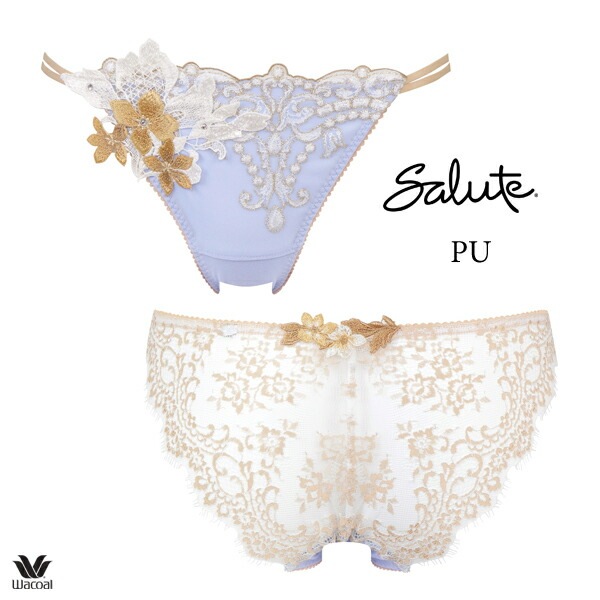 ワコール サルート 02G ショーツ PTJ702 M・L ハイレッグ ノーマル