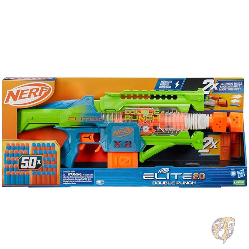 NERF ナーフ NER エリート 2.0 ダブルパンチ フォームブラスター