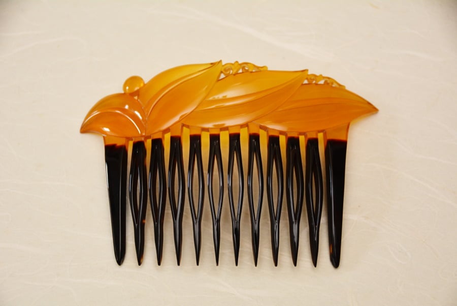 BEGIN マルヤ 水牛 理容 櫛 コーム 本鼈甲 ベーク M's 黒ベーク 理容