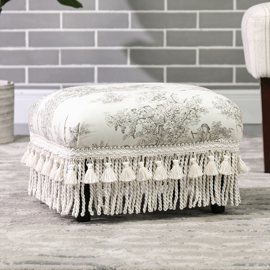 スツール オットマン トワルドジュイ ジェニファーテイラー 33138ST