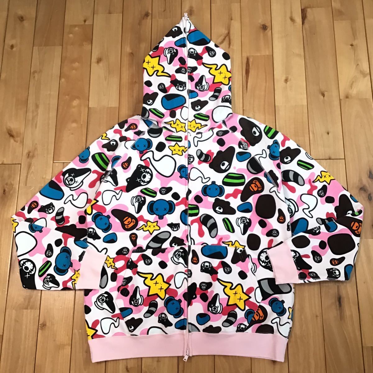 ☆激レア☆ APE 仙台 店舗 限定 シャークパーカー S パーカー kaws