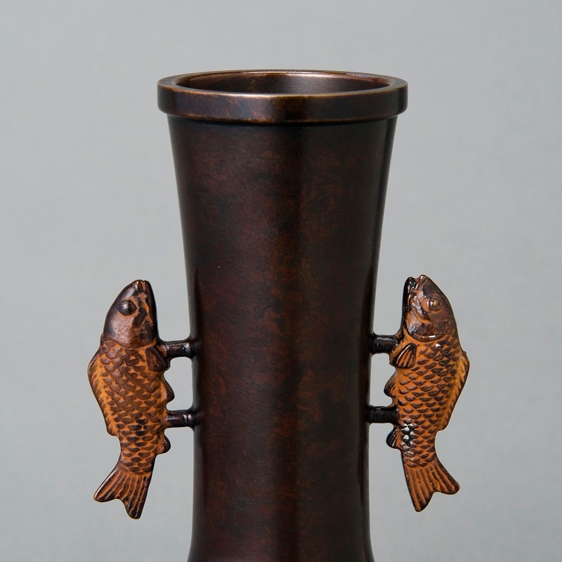 花入 鯉耳 下蕪 | 花器・花瓶,銅器 | フラワーショップ花楽