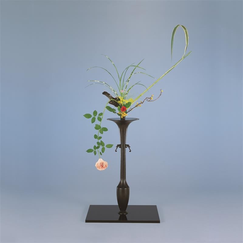 古銅龍文象耳花生｜根津美術館 ○ 逸品!古銅 象耳花瓶 獣耳