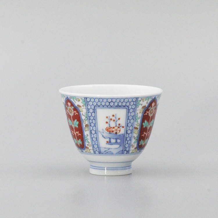 煎茶器 大 染錦 松竹梅地文 | 茶器 | 柿右衛門窯公式オンラインショップ