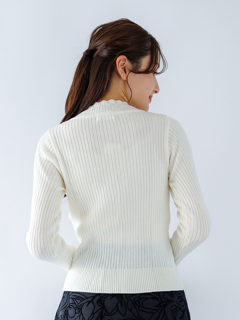 30%OFF】リブ×柄編みハイネックニット｜KarLParkLane Style ONLINE SHOP