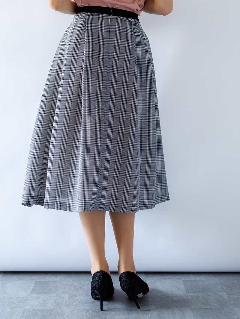グレンチェックタックスカート｜KarLParkLane Style ONLINE SHOP
