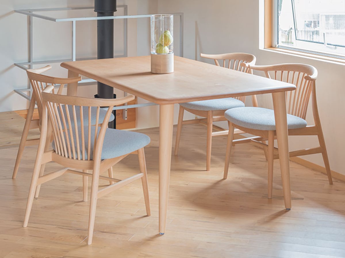 取付無料！飛騨産業 キツツキ 侭 オーク材北欧ナチュラル円形