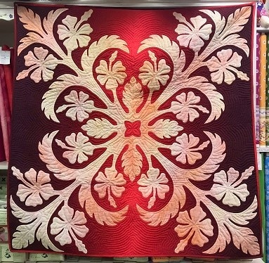 ハイビスカスガーデン タペストリー | キルトキット・タペストリー