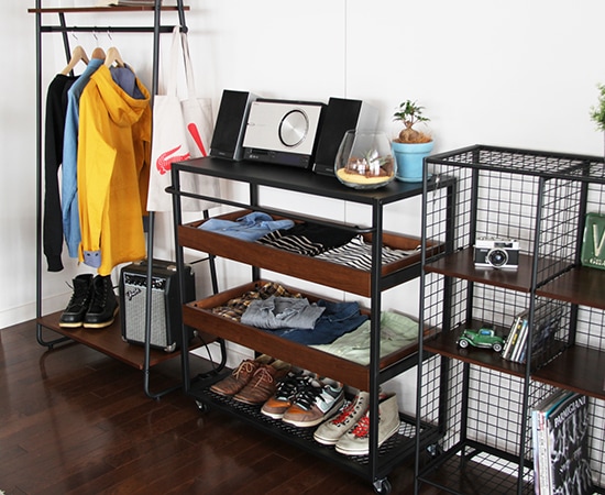 アンセム】ワゴンラック（anthem wagon rack）｜引き出し式の収納棚