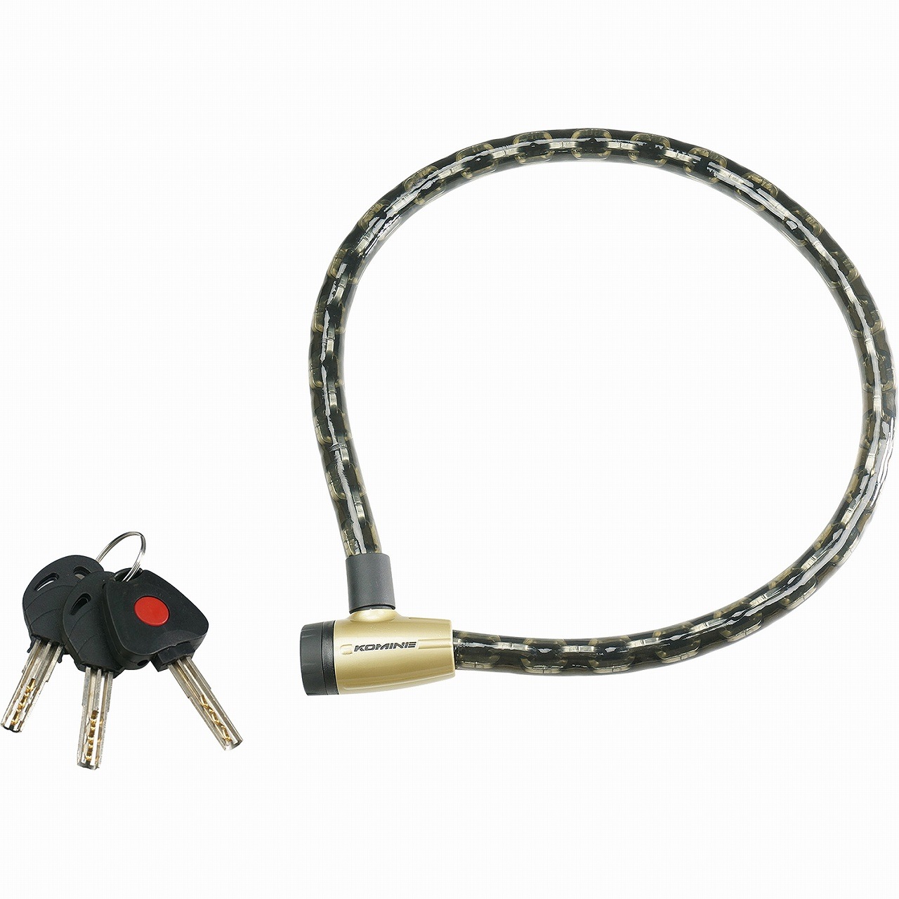 コミネ公式】LK-110 コーティングチェーンロック | KOMINE | KOMINE