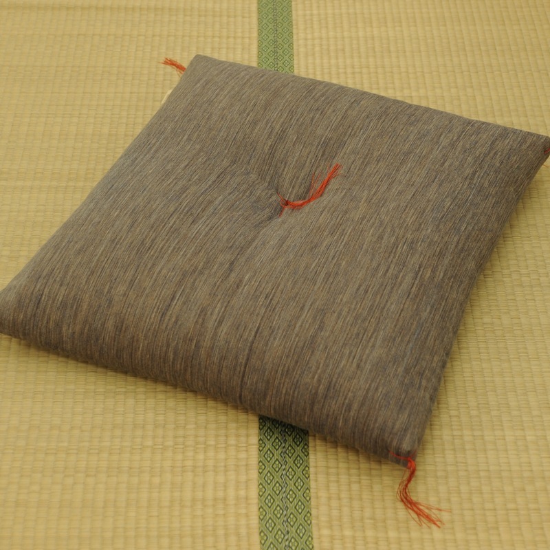 座布団 柿渋染め 藍染色（あいぞめいろ） | 座布団 | | 京都 座布団屋