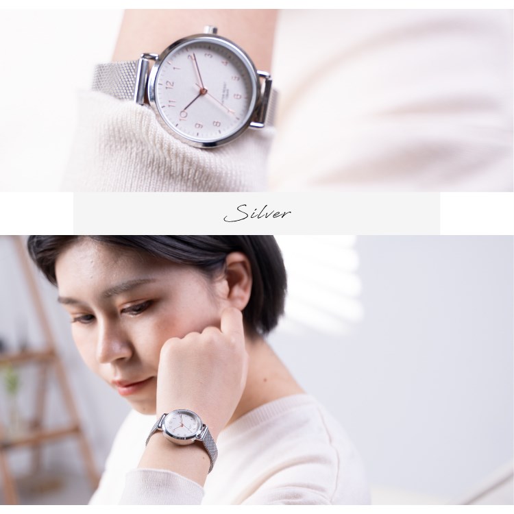 腕時計 レディース 10気圧防水 ニッケルフリーメッキ 肌に優しい 金属