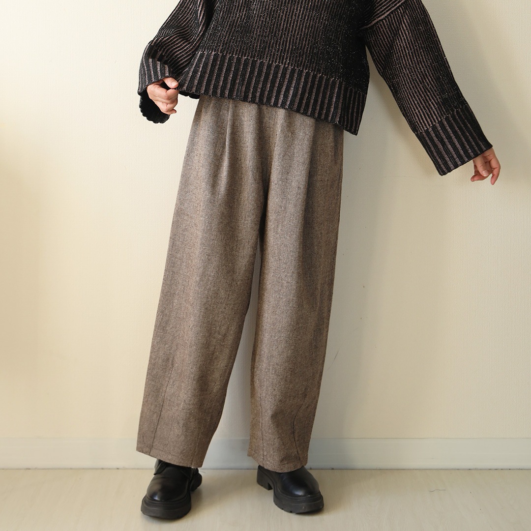 n'OrLABEL (ノアールレーベル) 「きれいめ×リラクシー」 大人ツイード