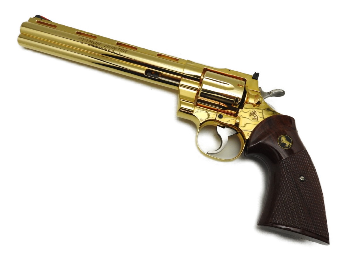 コクサイ Kokusai モデルガン コルト パイソン 4インチ ゴールド 金属