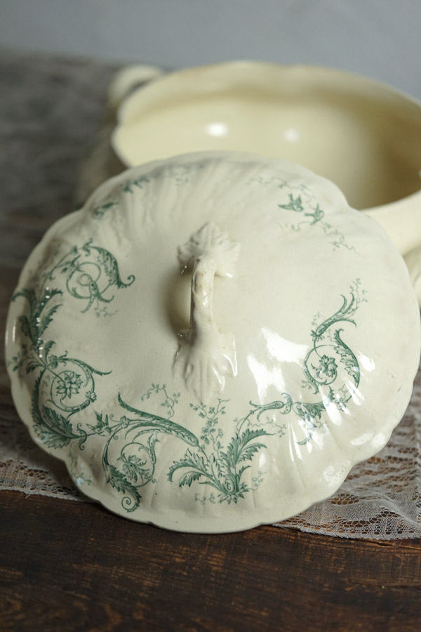 ジアン ランソーGien Rinceauxスーピエ―ル1886－1900年代頃 gc-1578の