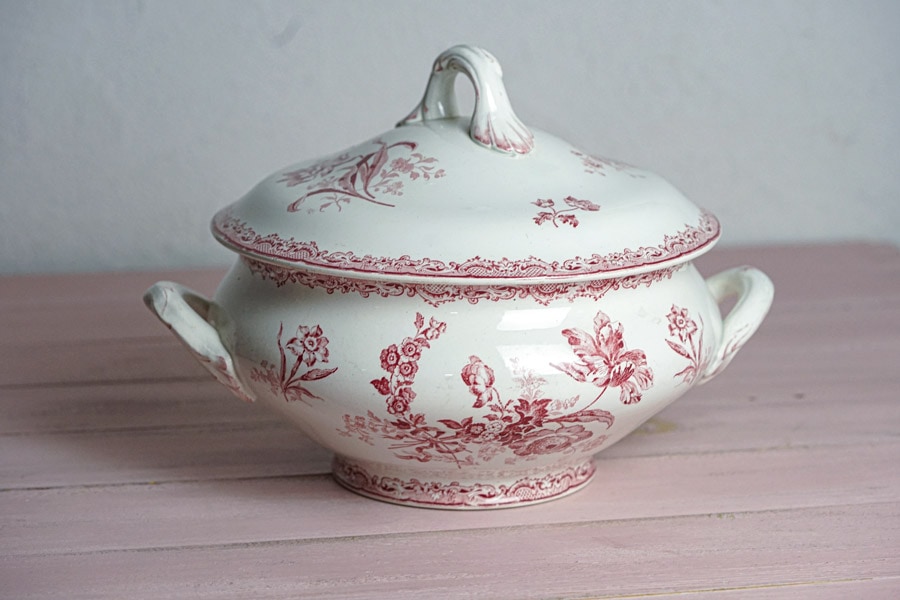 アンティーク サルグミンヌ製スーピエール フォンタンジュ