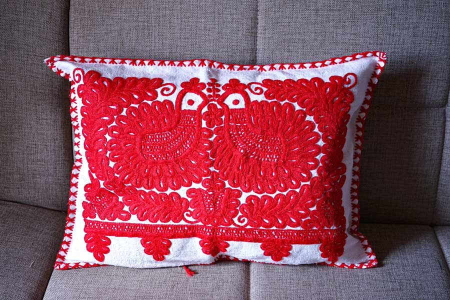 トランシルバニア カロタセグのイーラーショシュ刺繍ピロケース ge