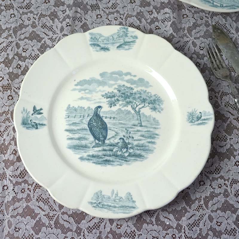 小さな金継＋ロンシャンLongchamp Bourgogne うずらのカンパーニュ