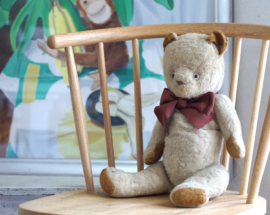 おとなしそうなフランスアンティークベア48cm 1940年代頃 gt-948の通販