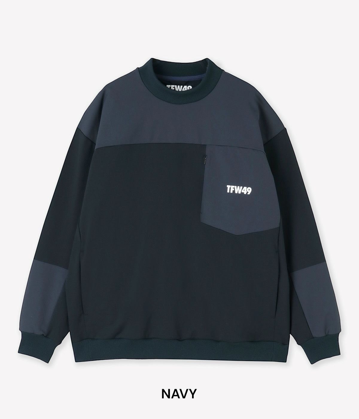 TFW49 / T102510008 / L/S THICK COLLAR CREW NECK SHIRT（4色