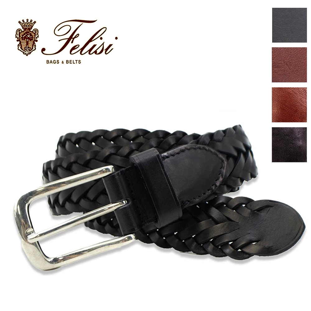 フェリージ ベルト バケッタレザー メッシュベルト Felisi 22/18/A FLS