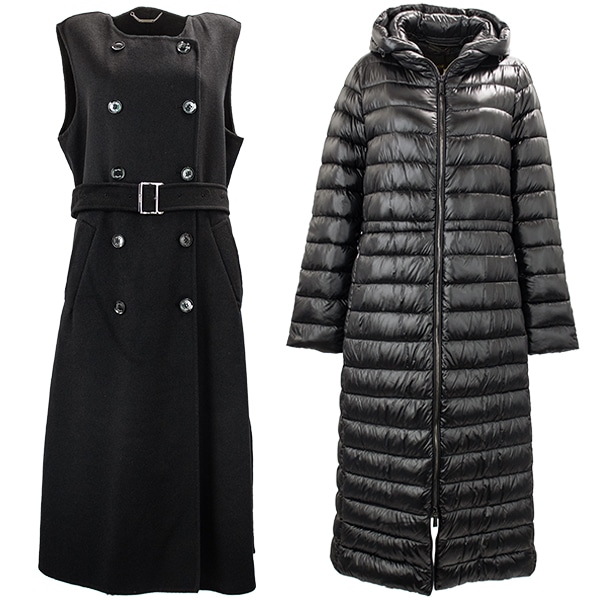 セール】ムーレー コート レディース カシミヤ混ウール ナイロン 3WAY