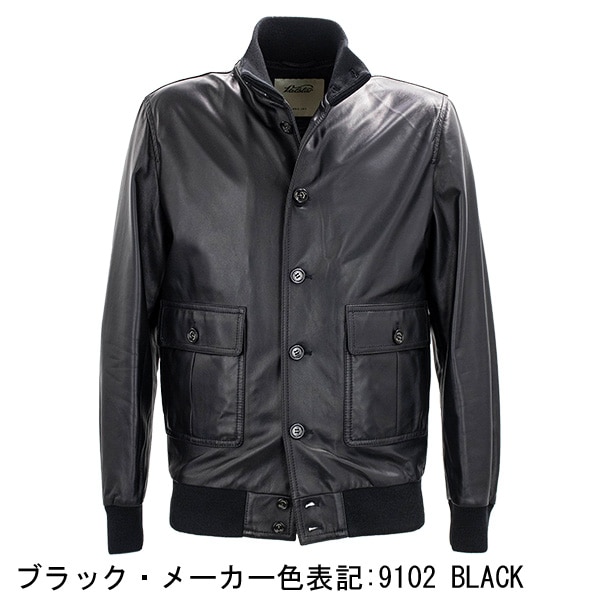 セール】バルスター ブルゾン メンズ ラムスキン ナッパレザー