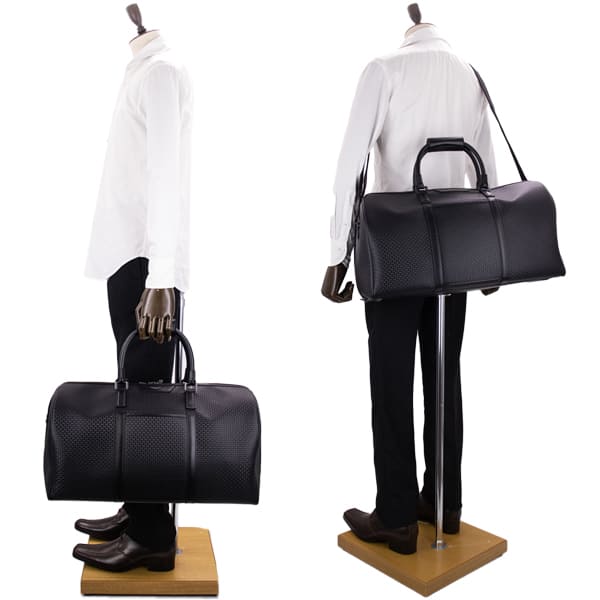 セール】セラピアン ボストンバッグ PVC型押し 2WAY ショルダー