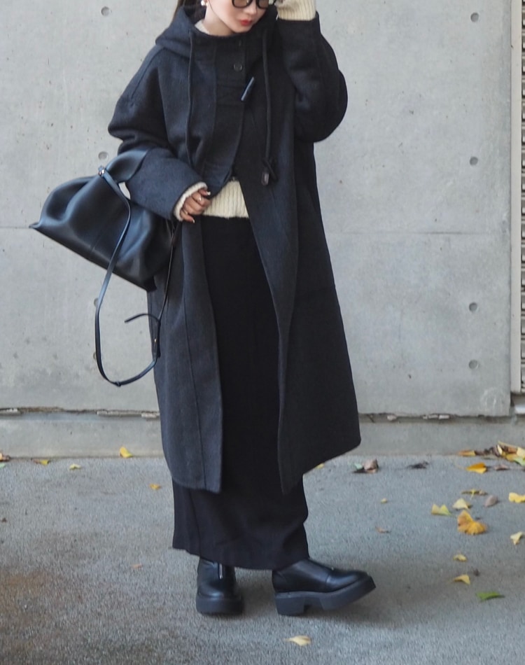 hooded duffle long coat | OUTER | LAULEN（ローレン）