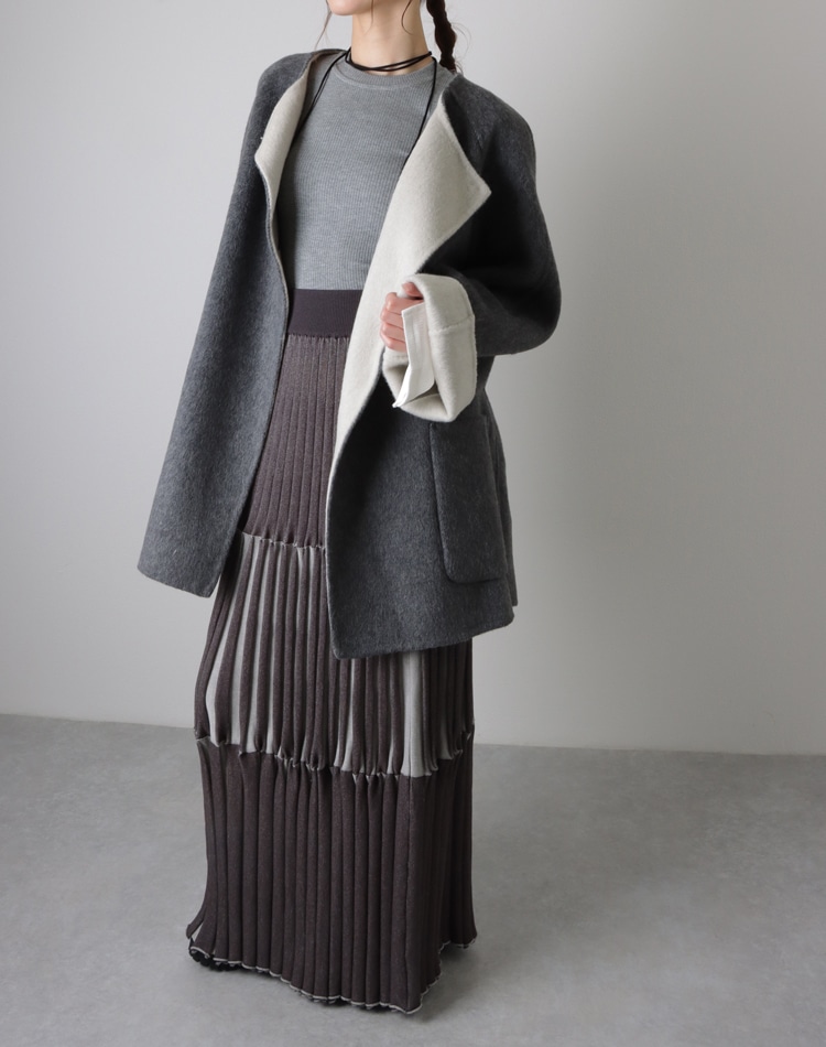 scarf double face wool coat | OUTER | LAULEN（ローレン）