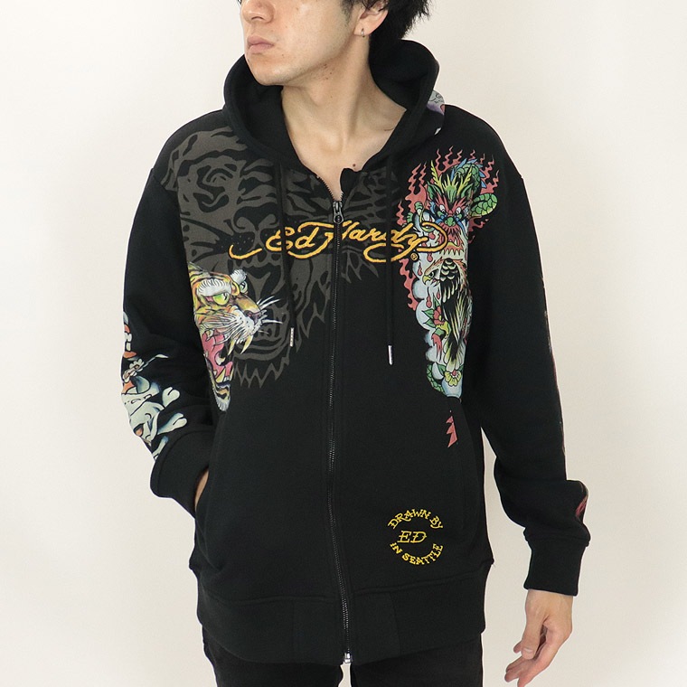 Ed Hardy】裏毛ZIPパーカー | 店舗から探す,5号店,トップス | lax