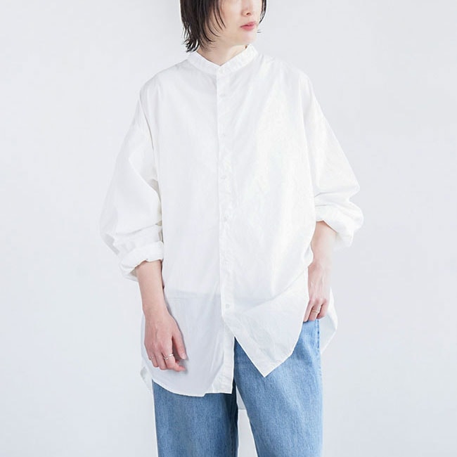 ST-167C) / Veritecoeur(ヴェリテクール) / ギャザーブラウス / メール