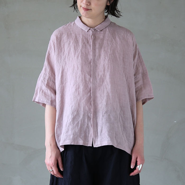 30%OFF】(13116044) Vlas Blomme (ヴラスブラム) / Washed 60/1 Linen