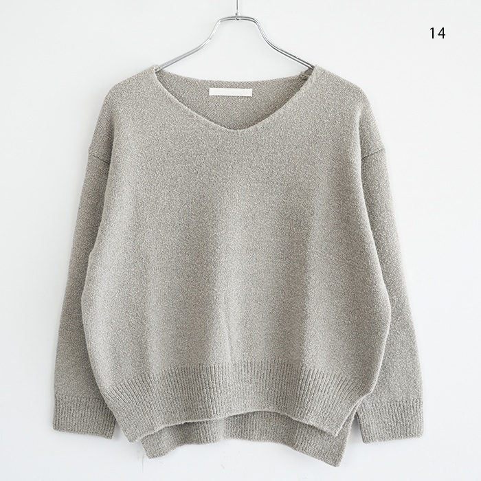 ○(e253k055) / evam eva (エヴァムエヴァ) / wool alpaka pullover